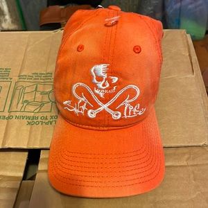 Salt life hat orange new with tags never worn